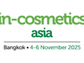 Invitation to in-cosmetics Asia 2025